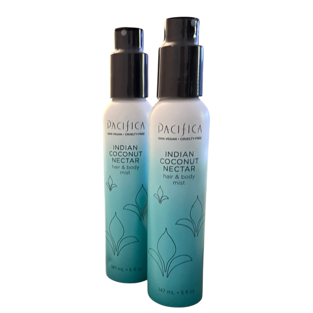 2 New Pacifica Hair and body mist perfume in Indian Coconut Nectar